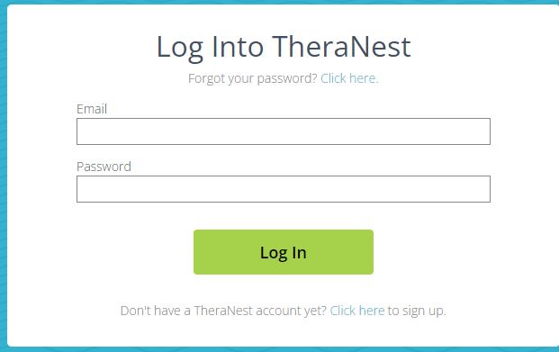 Theranest Patient Portal Login