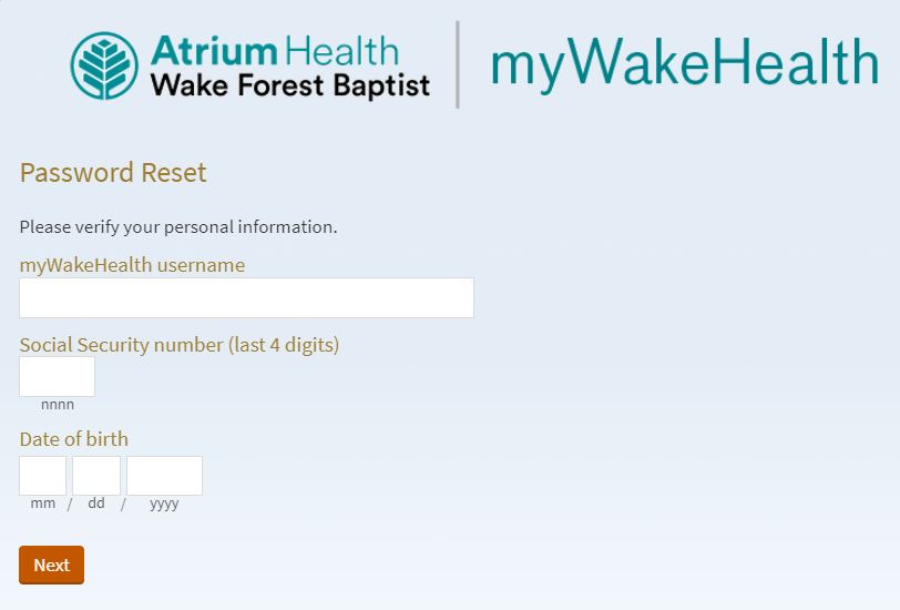 Wake Forest Patient Portal Login