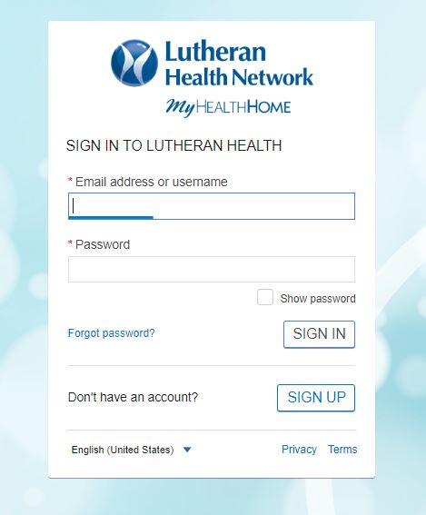 Lutheran Health Patient Portal